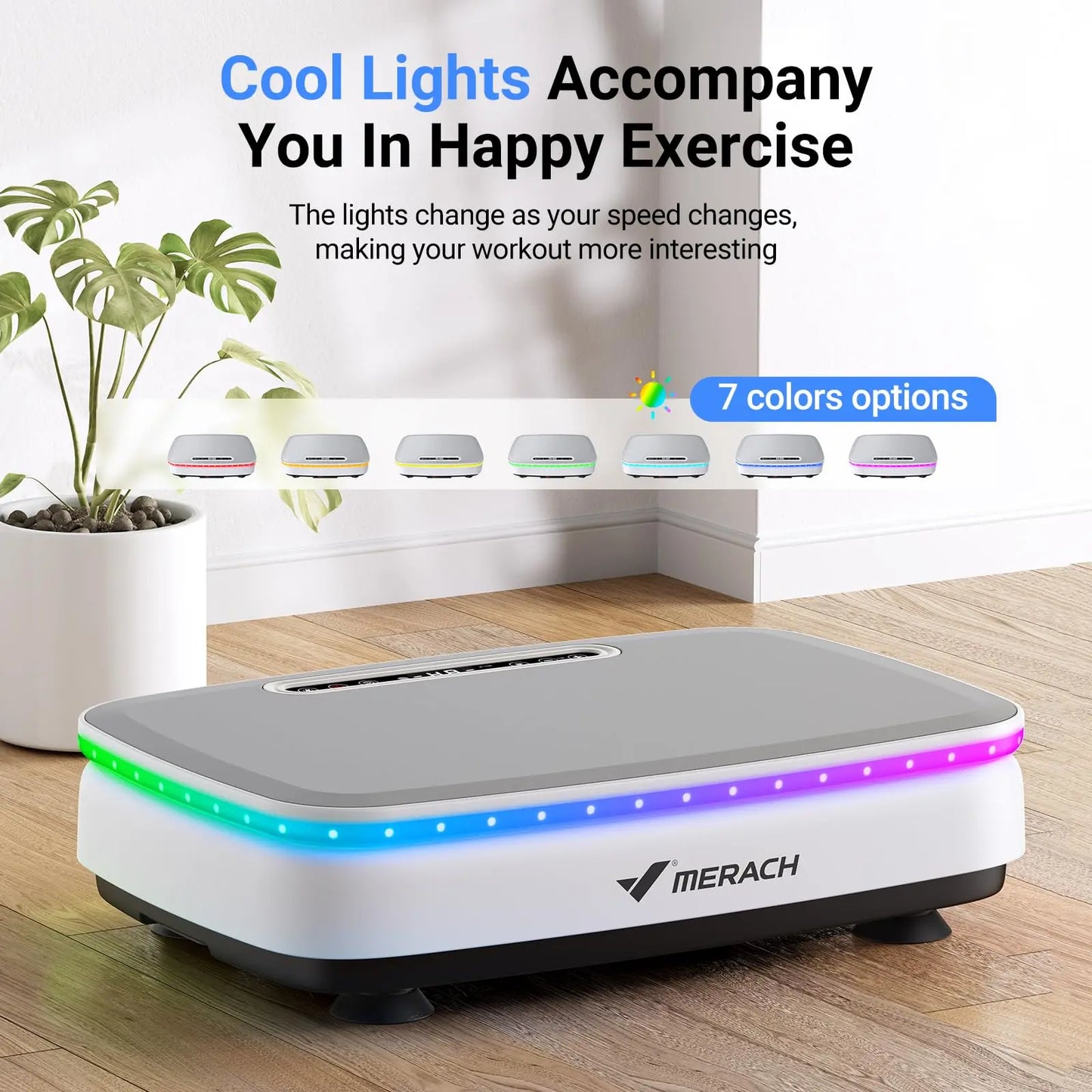 MERACH Vibration Plate Exercise Machine
