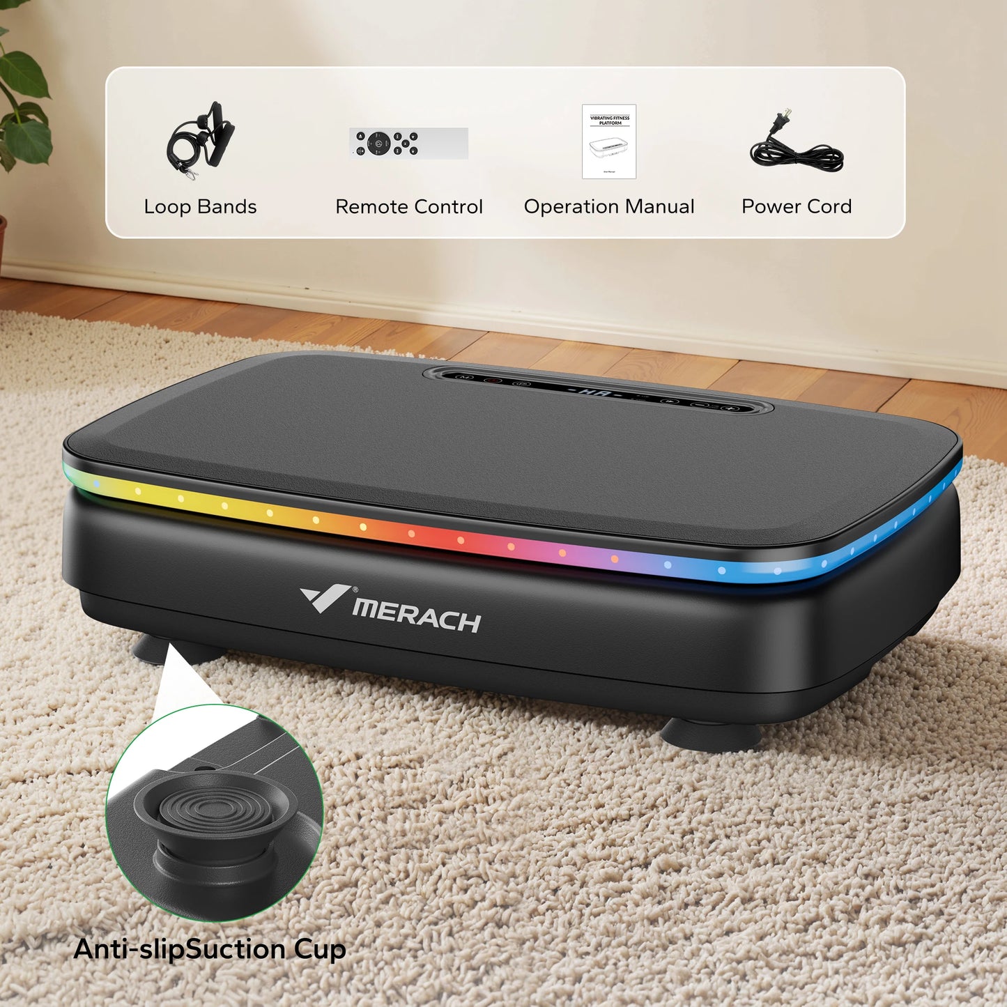 MERACH Vibration Plate Exercise Machine