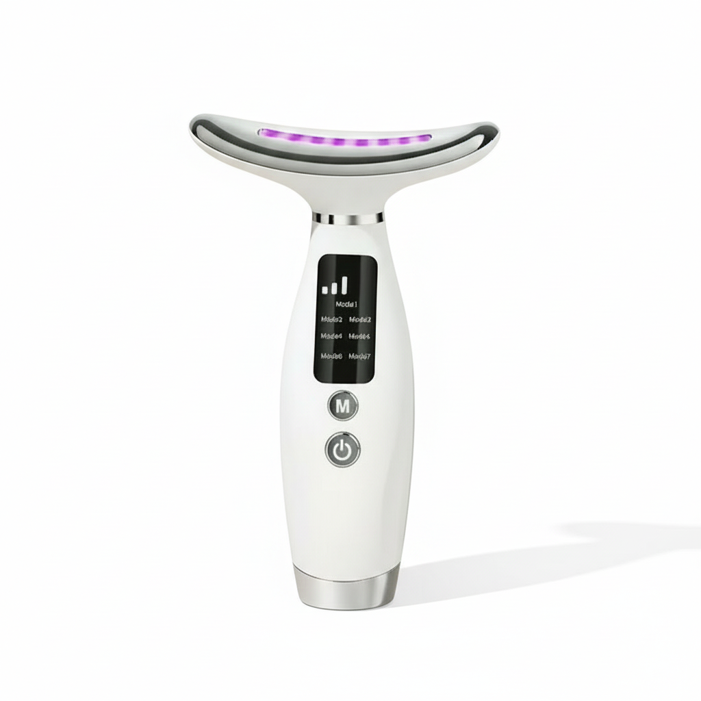 7-Color EMS Facial & Neck Massager Beauty Device