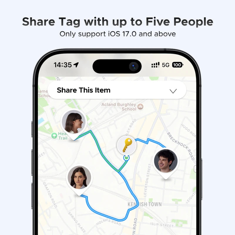 Bluetooth Smart Tracker Key Finder (iOS Only)