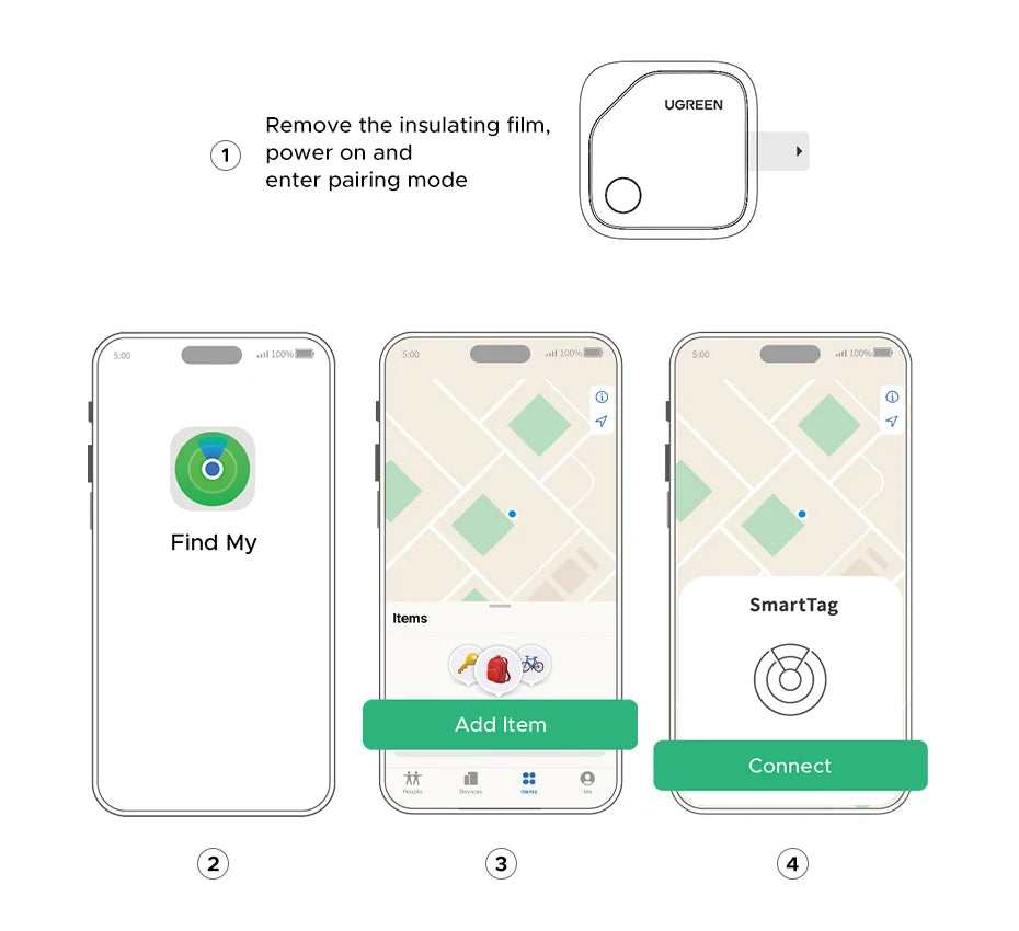Bluetooth Smart Tracker Key Finder (iOS Only)