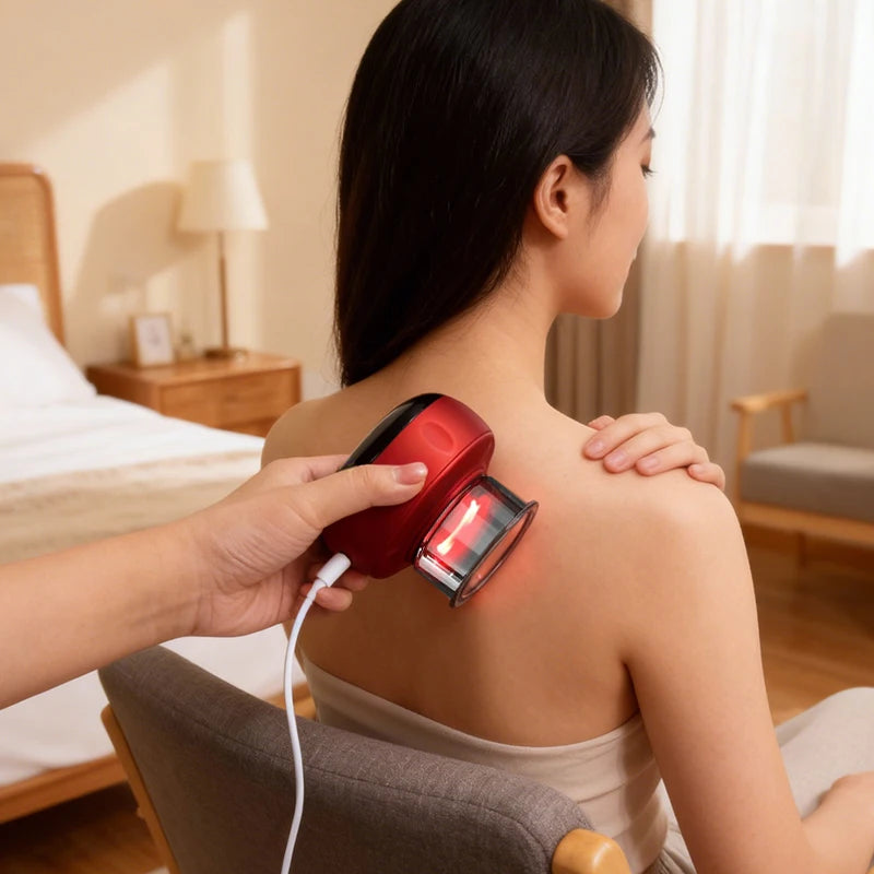 Heated Gua Sha Cupping Massager for Back & Neck