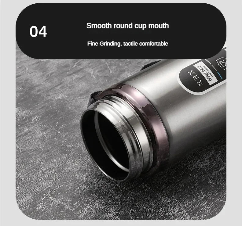 LED Display Stainless Steel Thermos Bottle