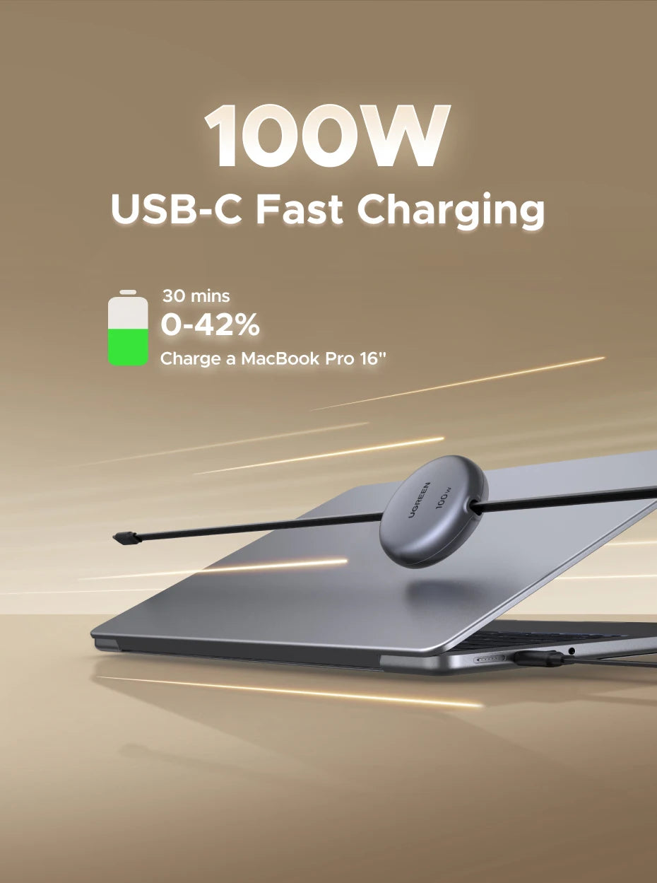 USB-C Retractable Fast Charge Cable