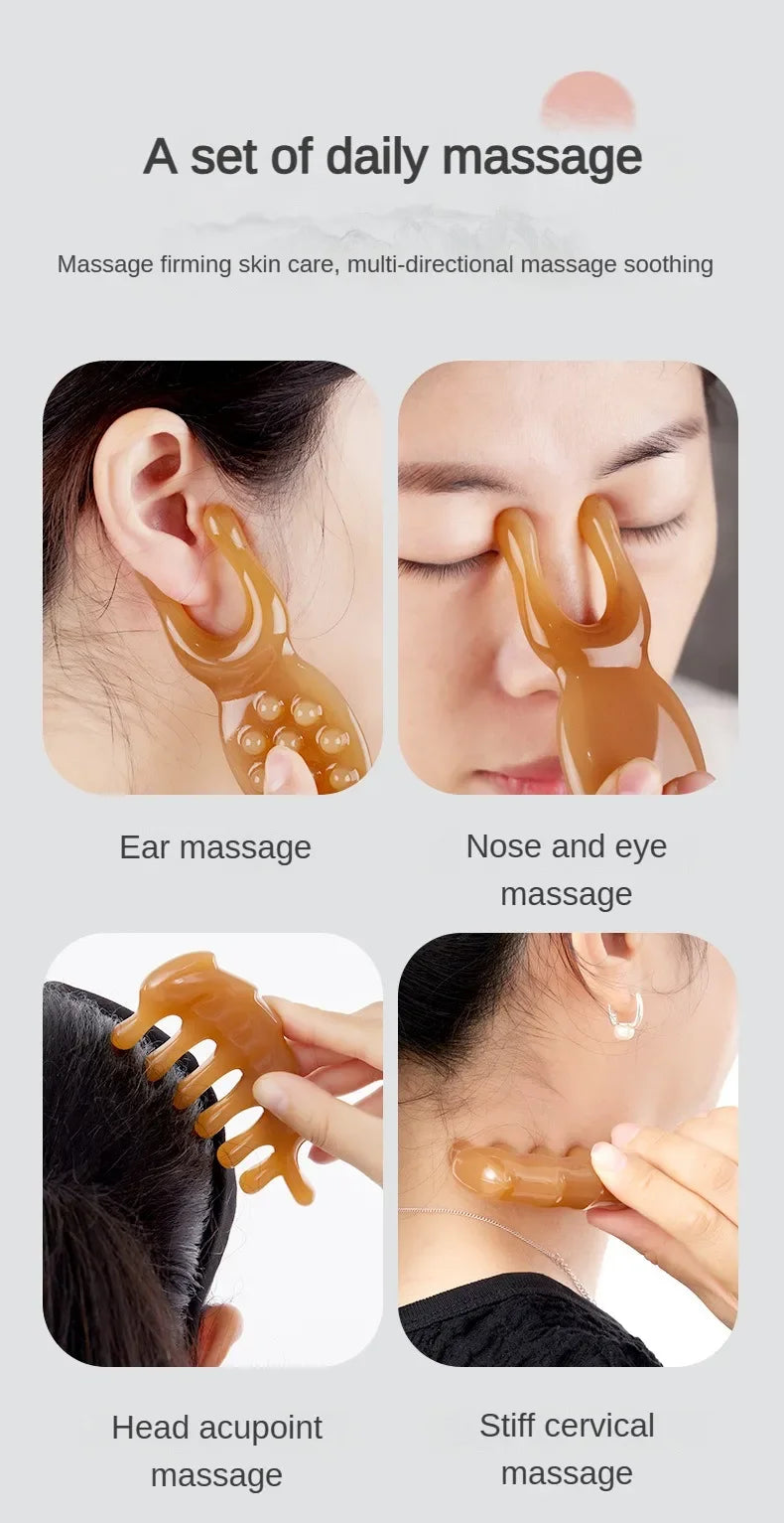 Gua Sha Facial Lifting & Sculpting Massage Tool
