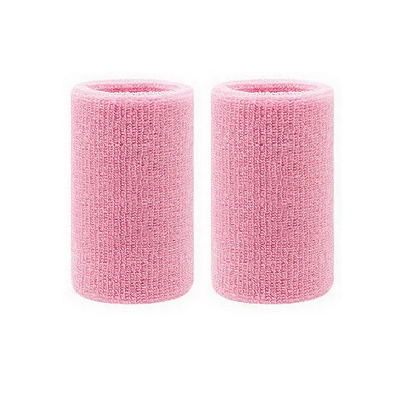 2 Pcs Sports Sweat Wristbands