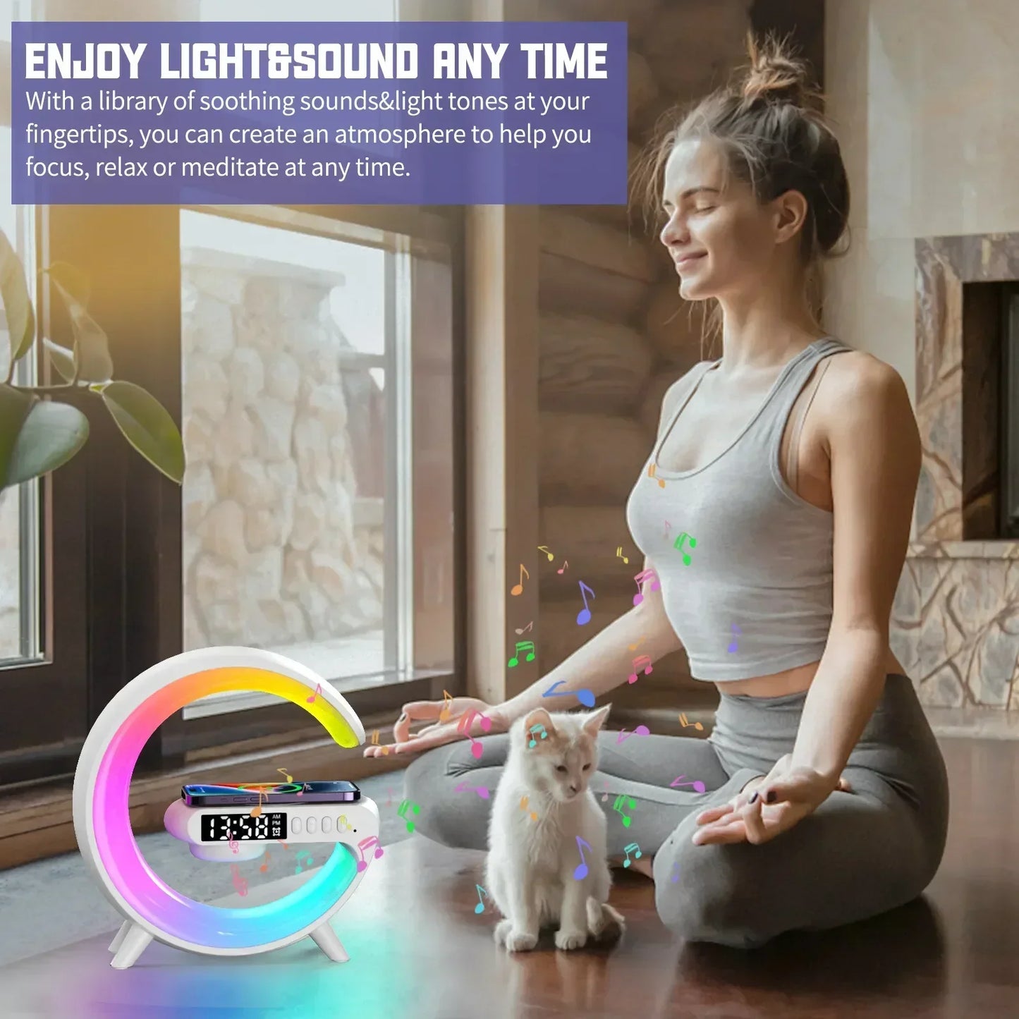 RGB Multifunction Wireless Charger Stand