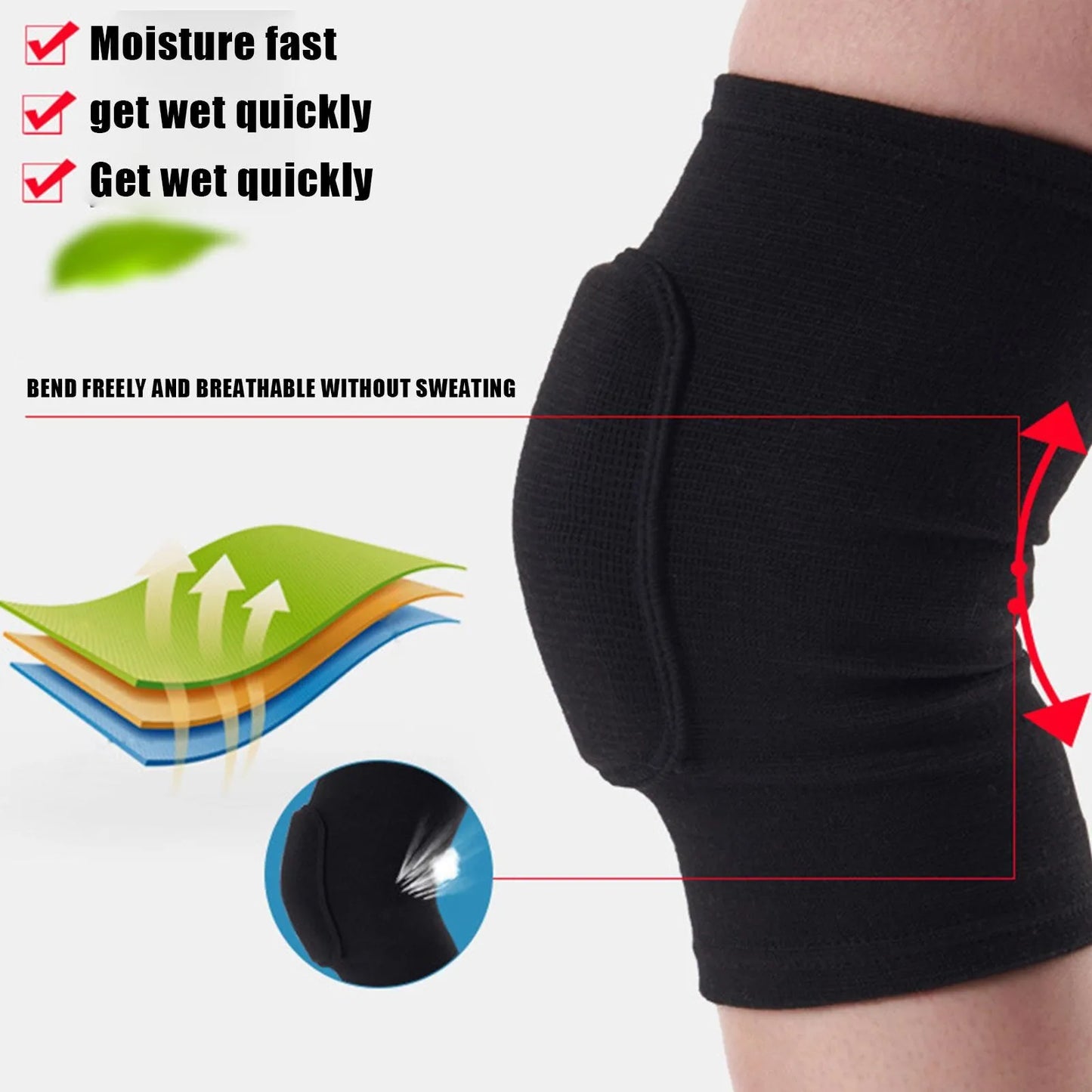 2PCS Sports Knee Pads