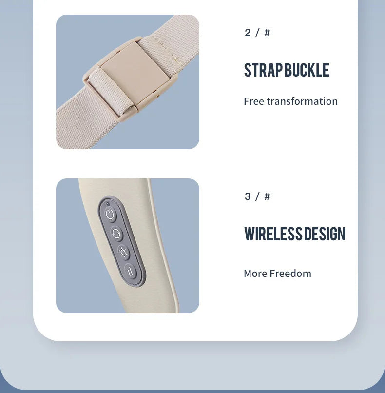 Wireless Neck & Shoulder Kneading Massager