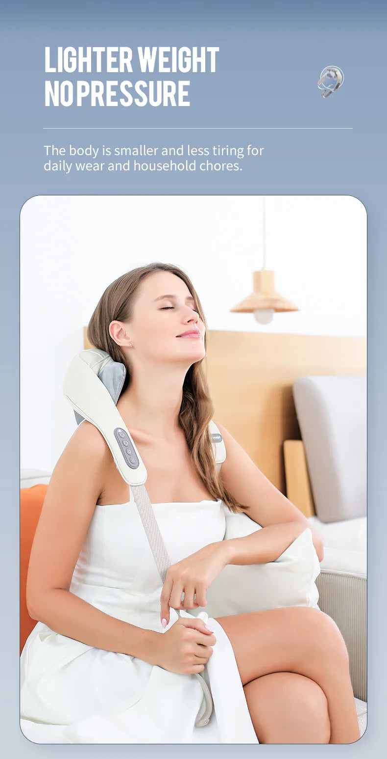 Wireless Neck & Shoulder Kneading Massager