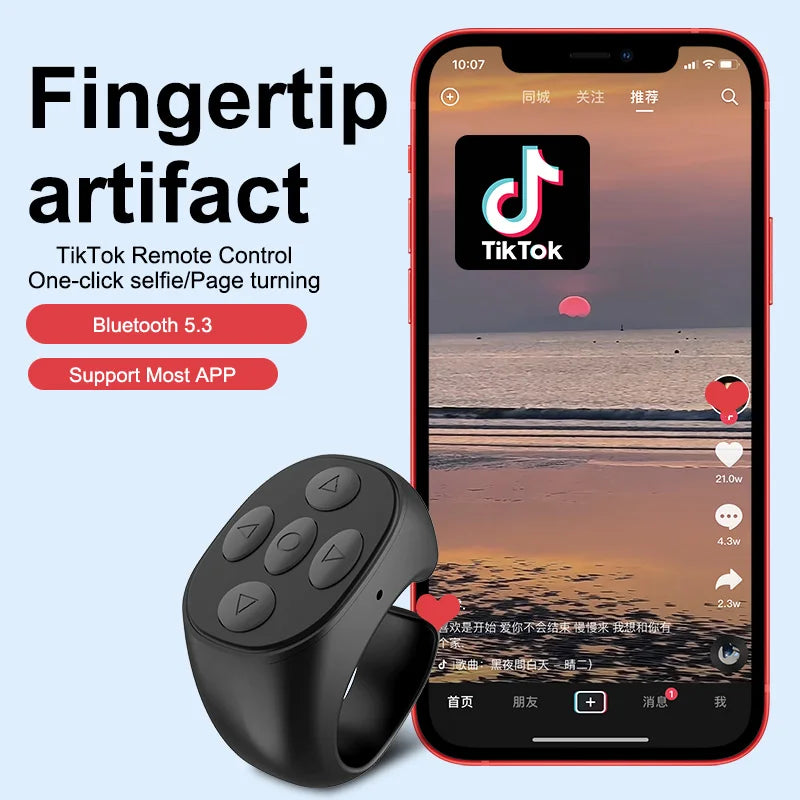 Bluetooth Remote Control Ring