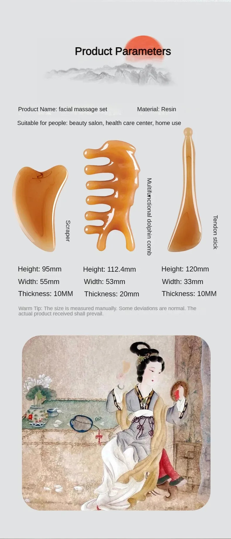 Gua Sha Facial Lifting & Sculpting Massage Tool