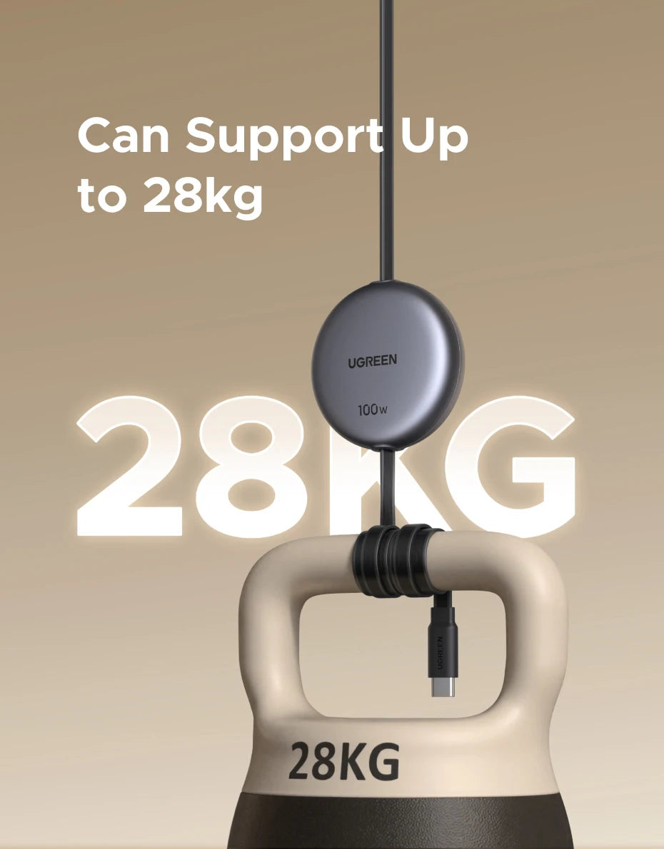 USB-C Retractable Fast Charge Cable