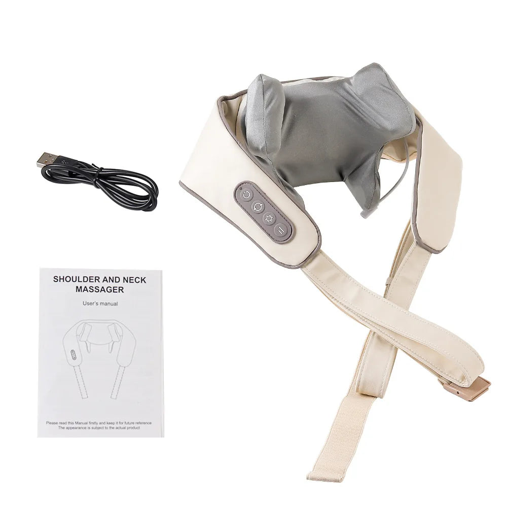 Wireless Neck & Shoulder Kneading Massager