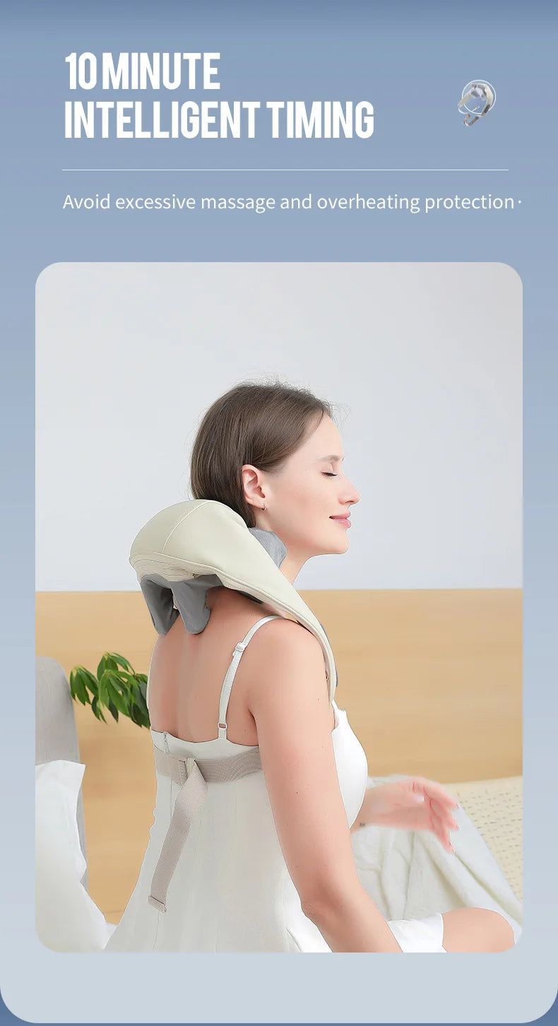 Wireless Neck & Shoulder Kneading Massager
