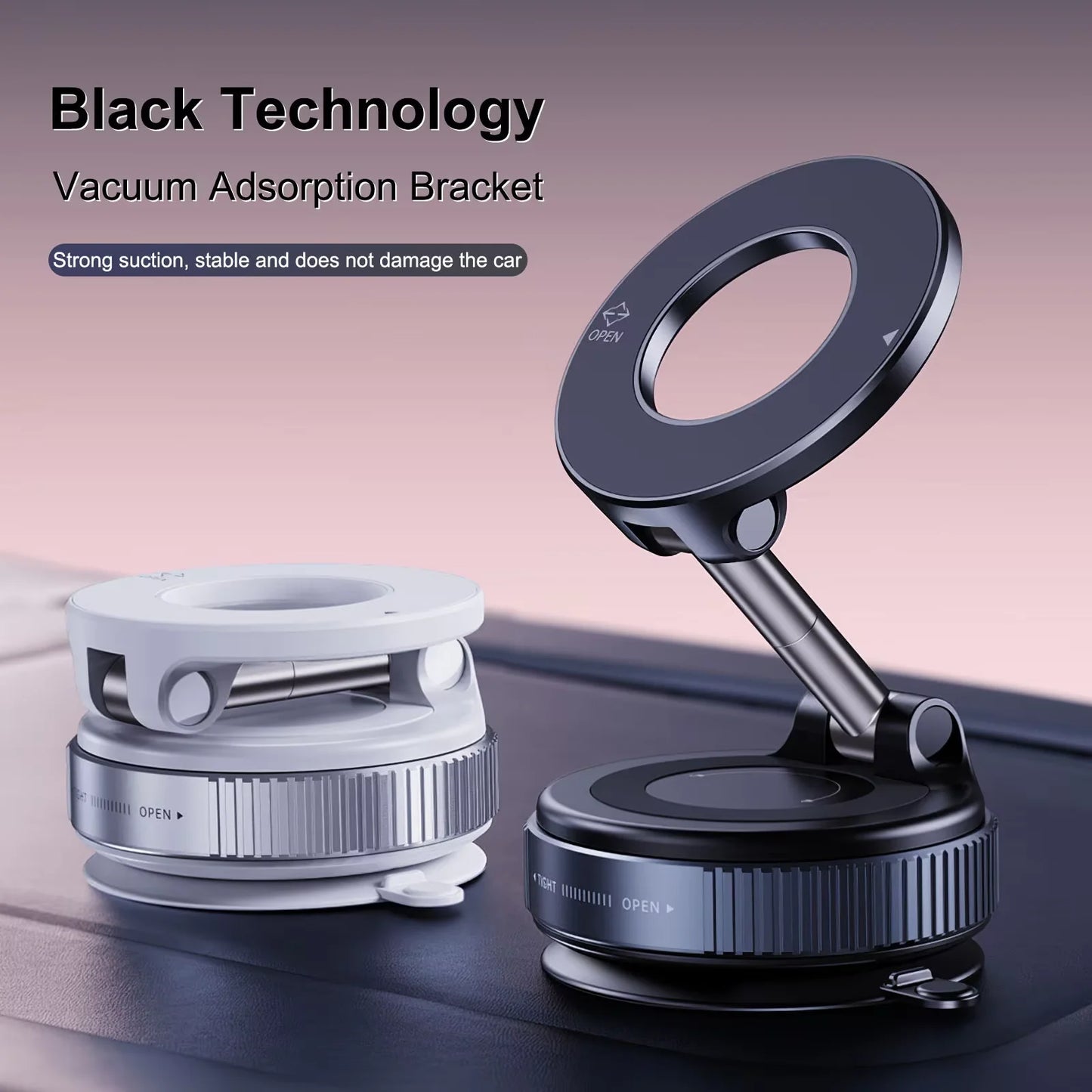 Foldable Magnetic Car Phone Holder