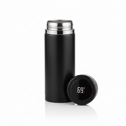 LED Display Stainless Steel Thermos Bottle