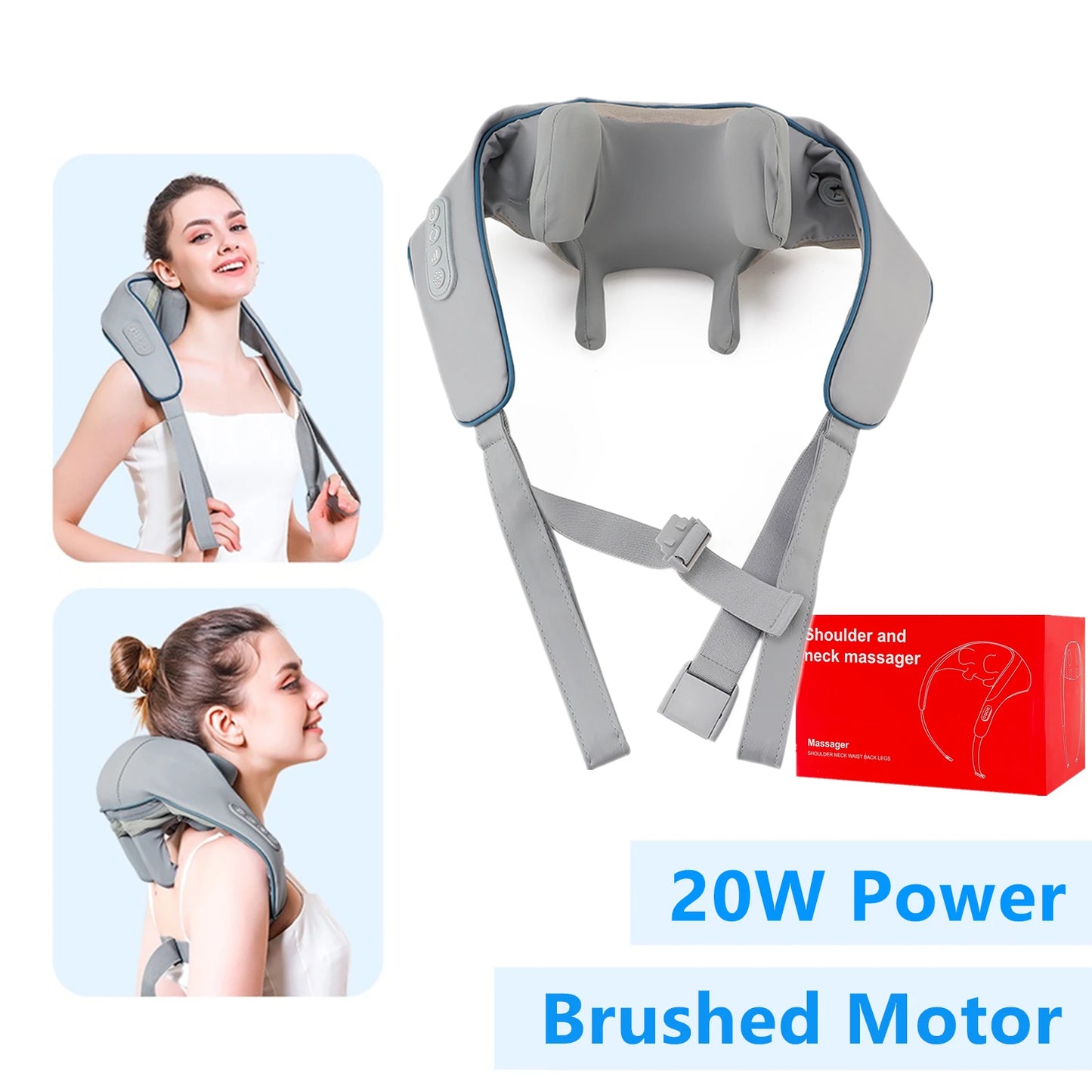Wireless Neck & Shoulder Kneading Massager