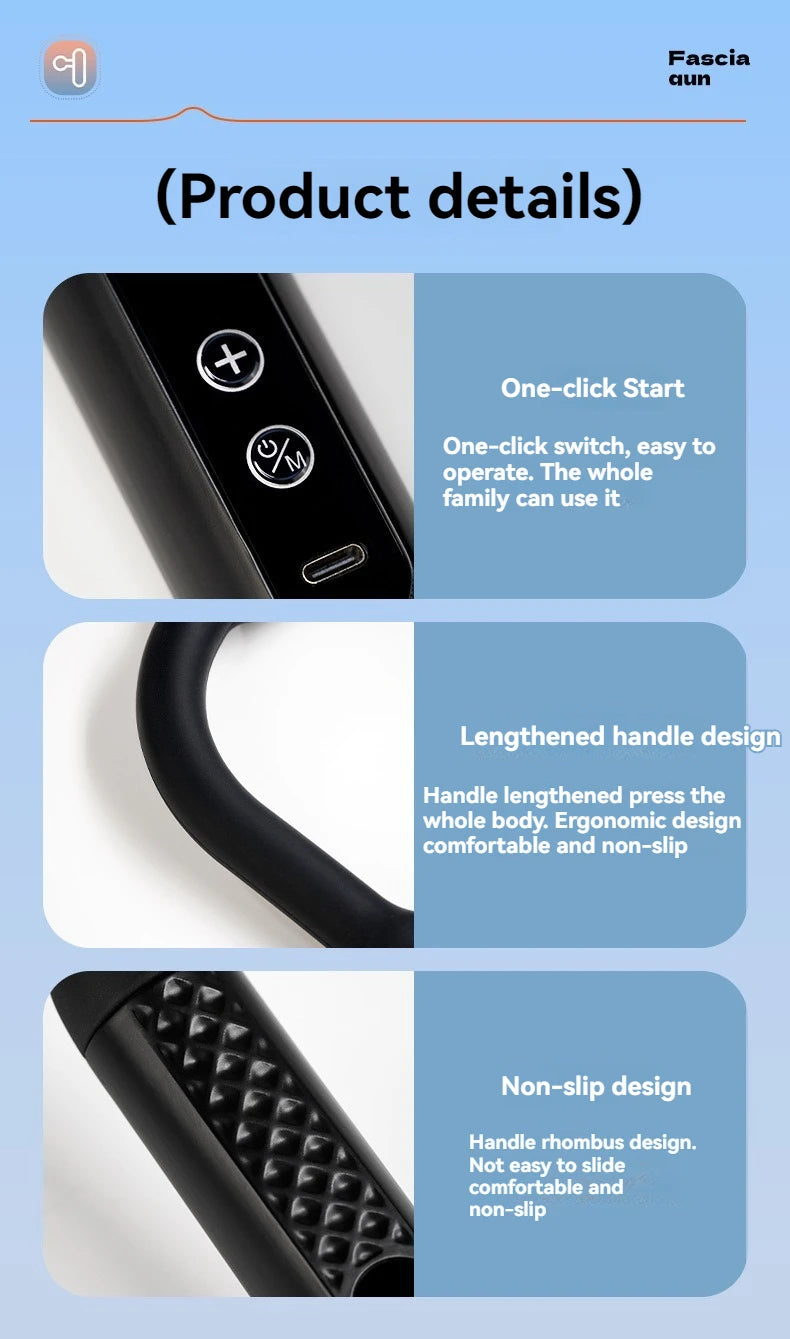 Smart Electric Fascia Gun Massager