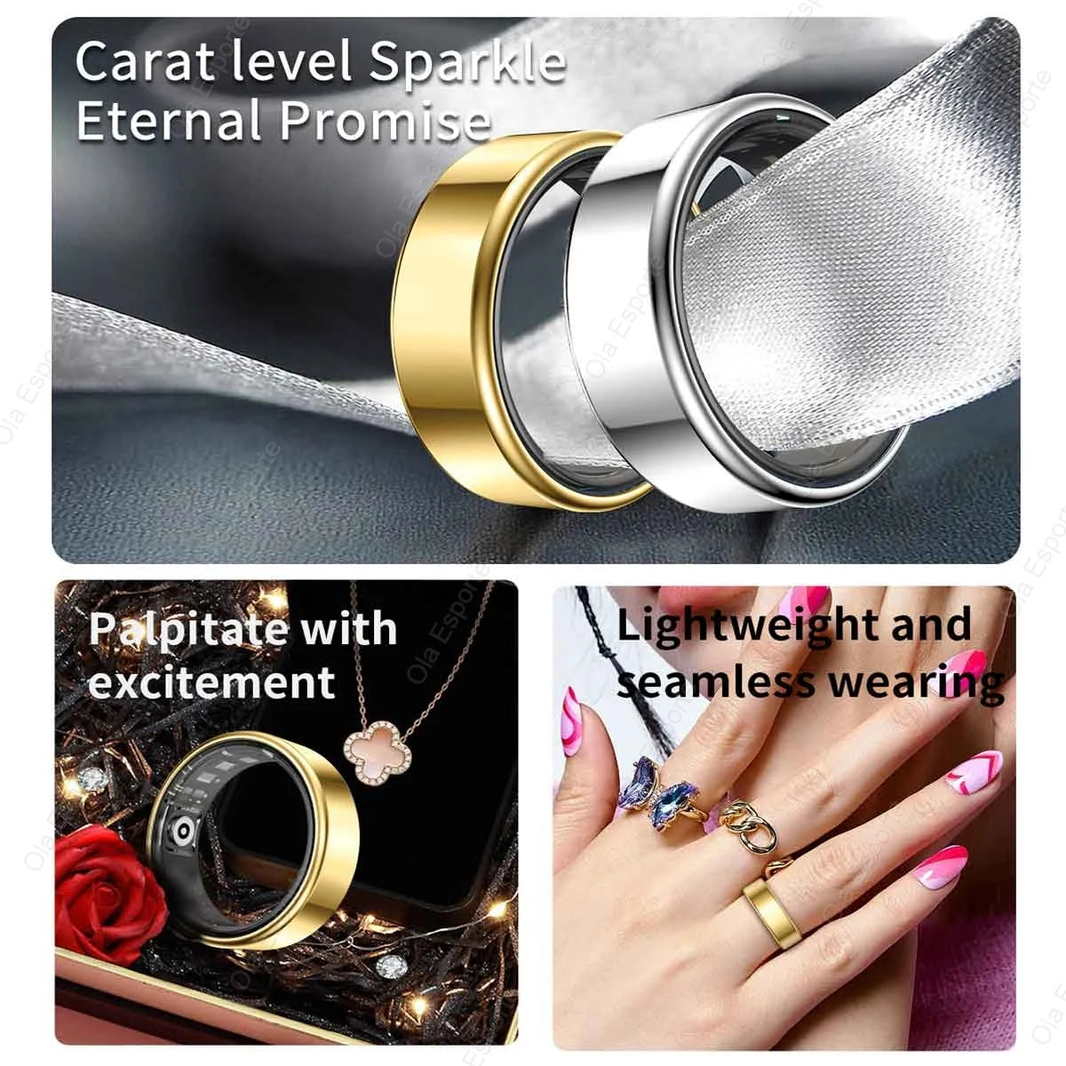 Smart Health Tracking Ring