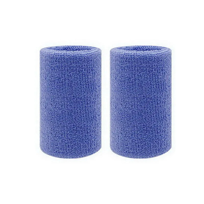 2 Pcs Sports Sweat Wristbands