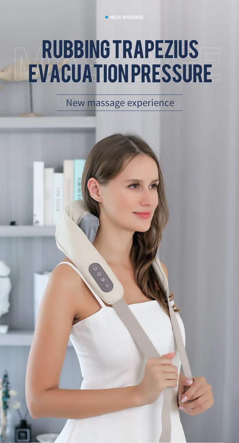 Wireless Neck & Shoulder Kneading Massager