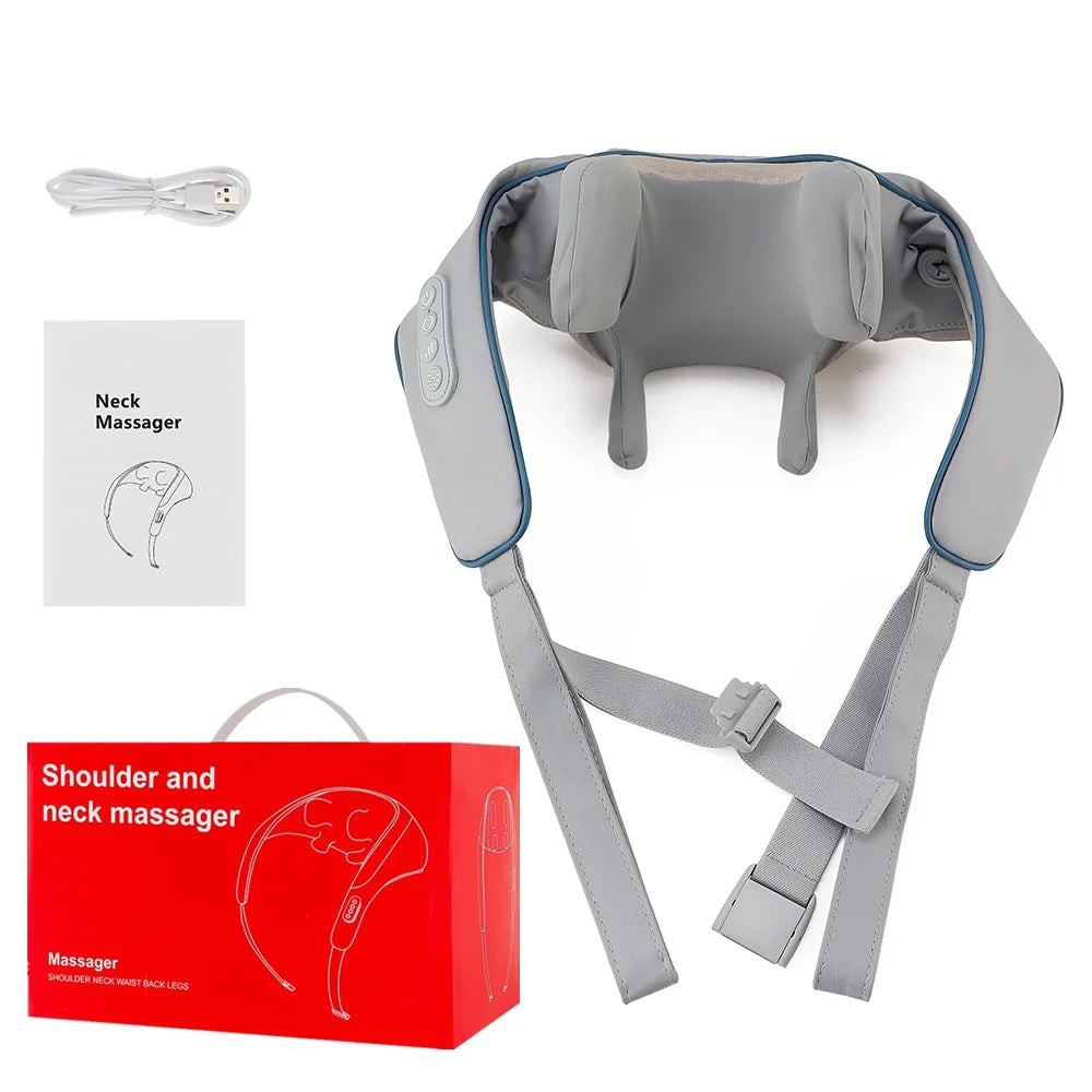 Wireless Neck & Shoulder Kneading Massager