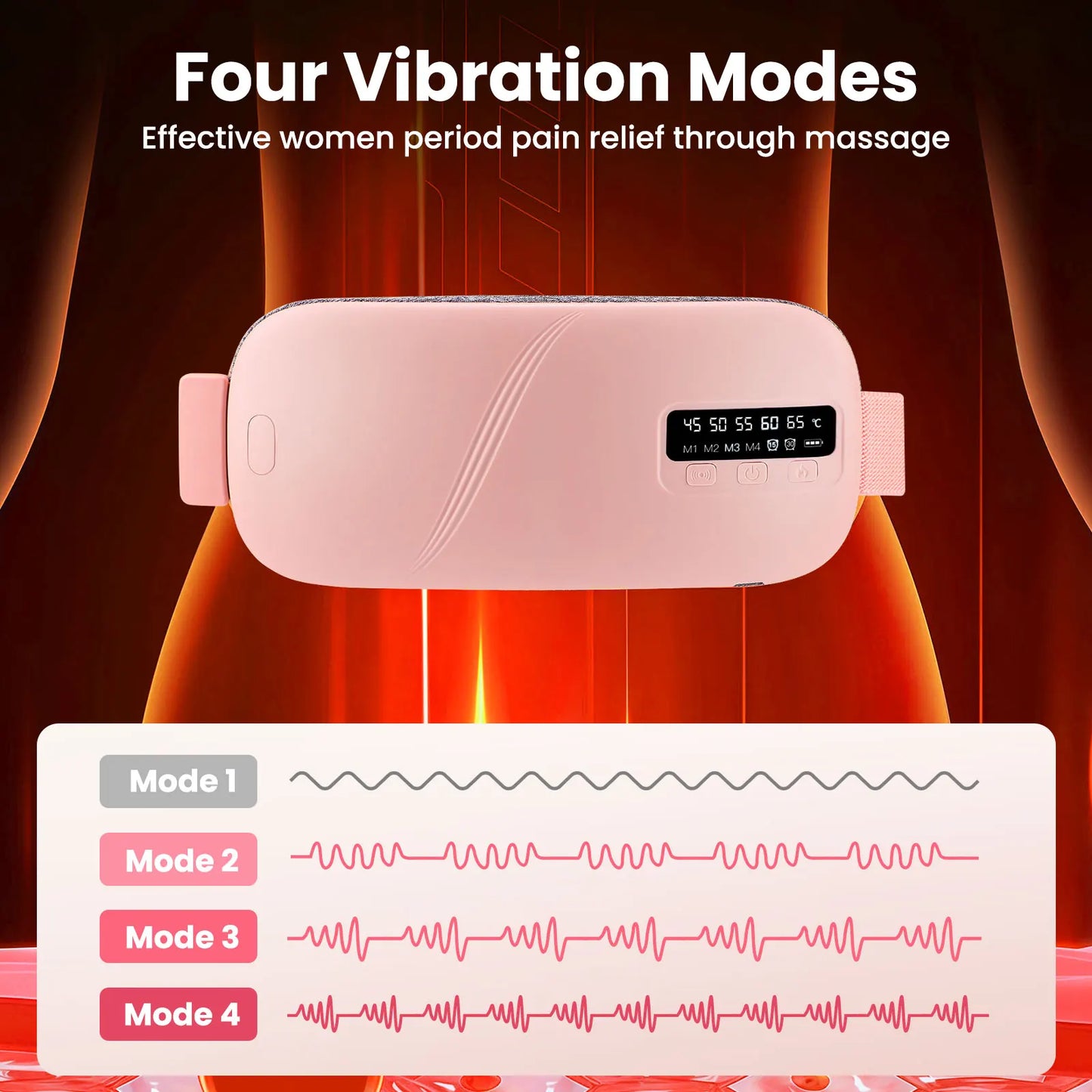 Electric Heating Pad Abdominal Massager