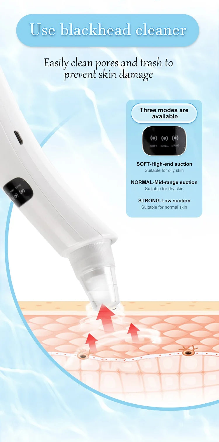 Electric Blackhead Remover Face Cleansing Vacuum