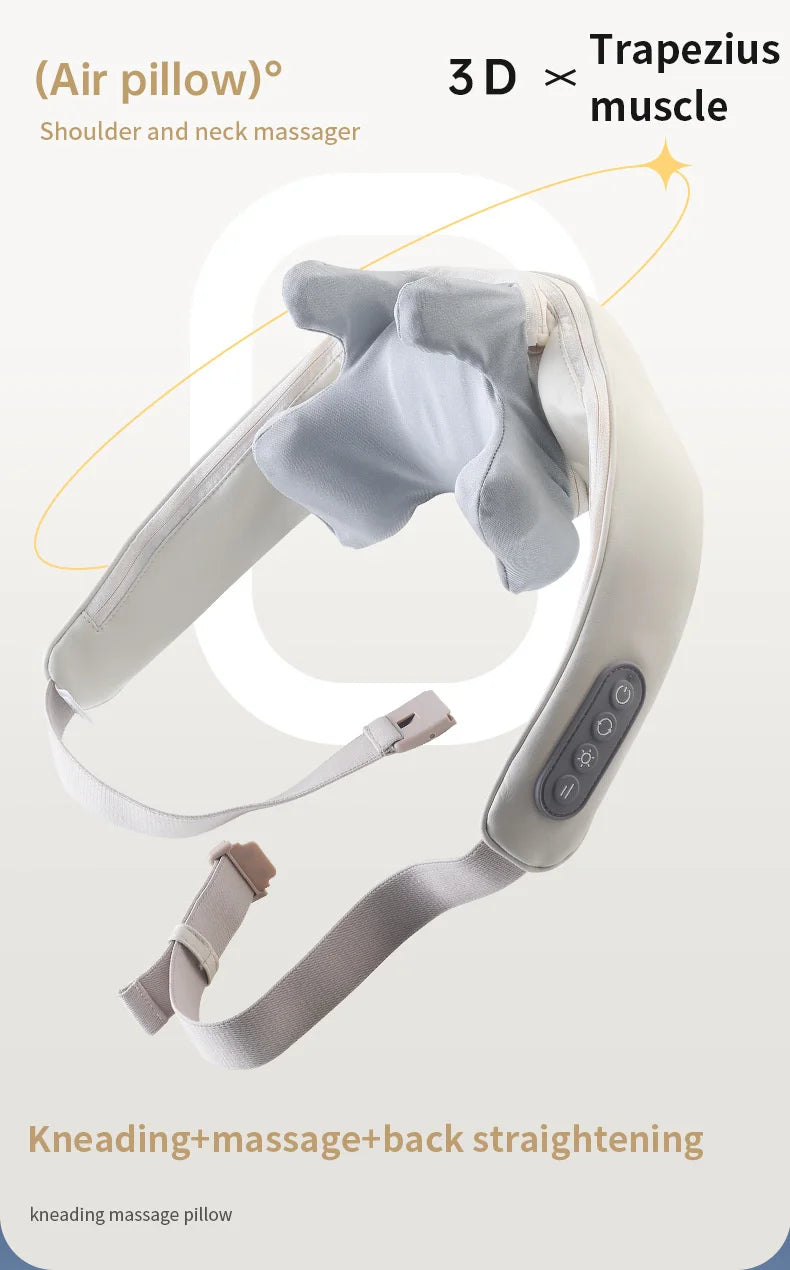Wireless Neck & Shoulder Kneading Massager