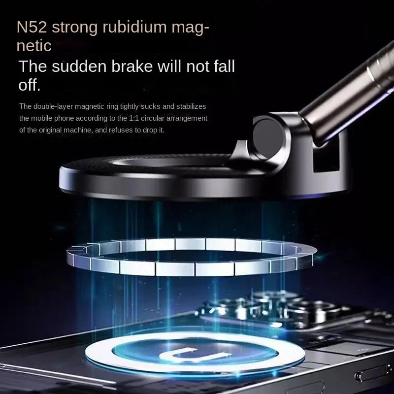 Foldable Magnetic Car Phone Holder
