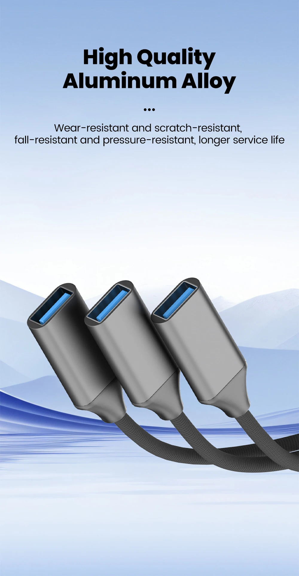 Multifunctional 3-in-1 USB Type-C Hub OTG Adapter