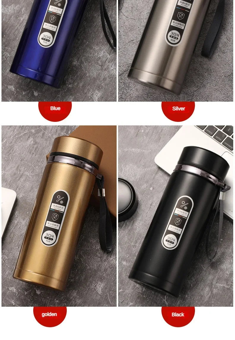 LED Display Stainless Steel Thermos Bottle