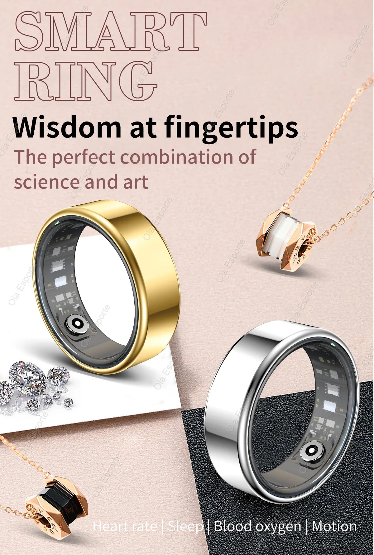 Smart Health Tracking Ring