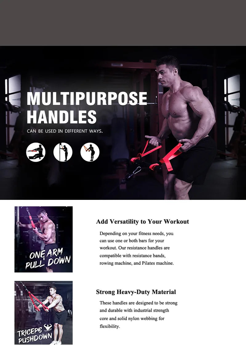 Triceps & Back Workout Rope Handle
