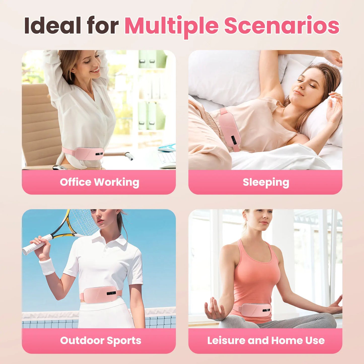 Electric Heating Pad Abdominal Massager