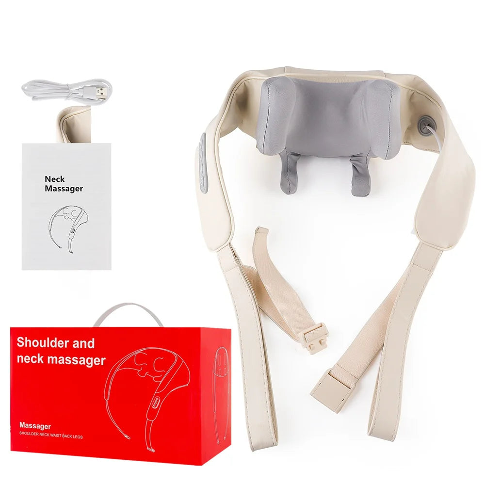 Wireless Neck & Shoulder Kneading Massager