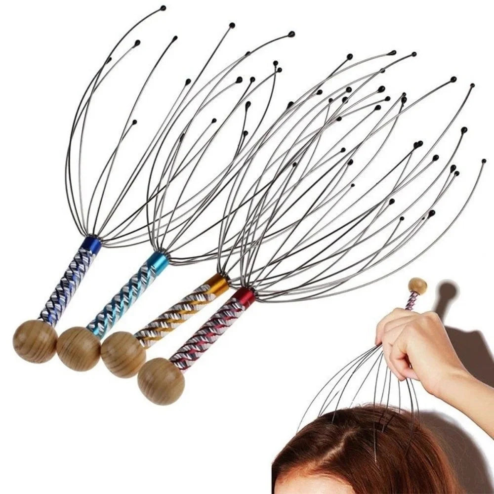 Octopus Head and Scalp Massager