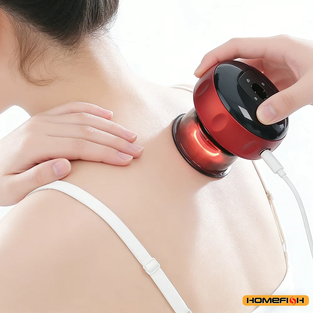 Heated Gua Sha Cupping Massager for Back & Neck