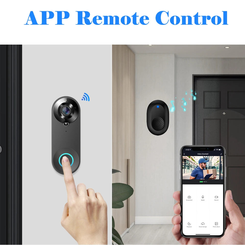 1080P Smart Wireless Video Doorbell Camera