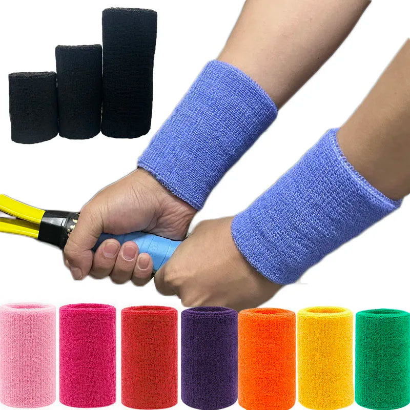 2 Pcs Sports Sweat Wristbands