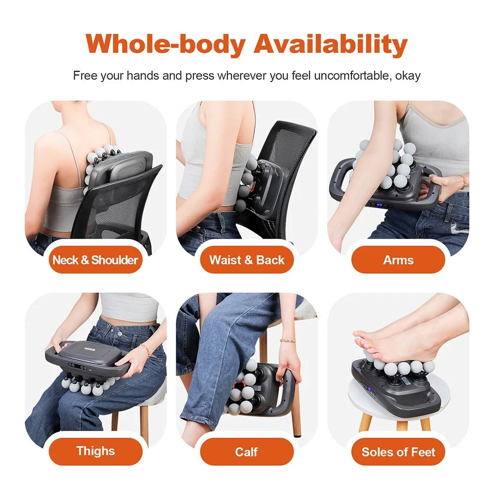 16-Head High-Frequency Body Massage Gun