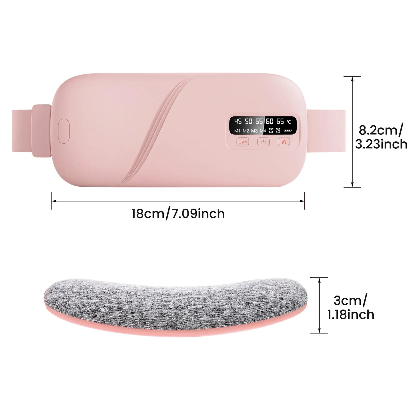 Electric Heating Pad Abdominal Massager
