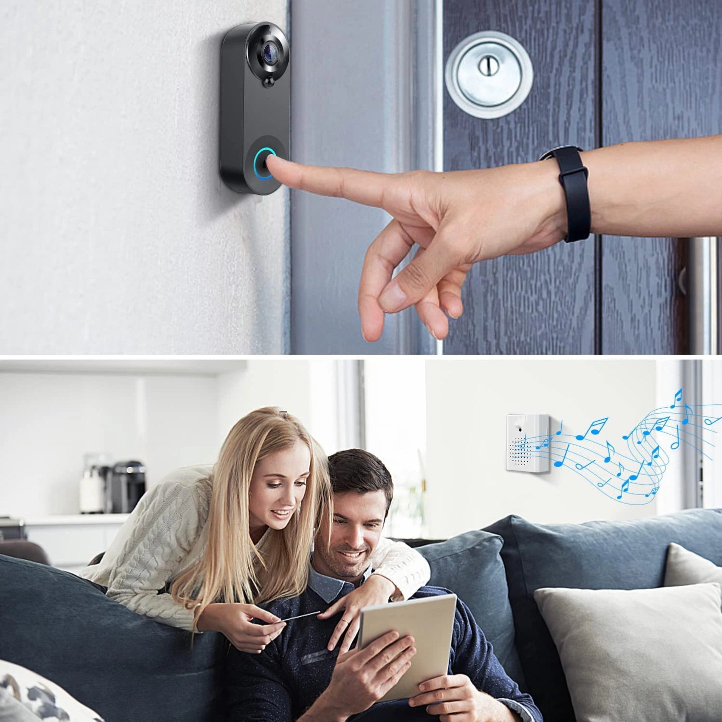 1080P Smart Wireless Video Doorbell Camera