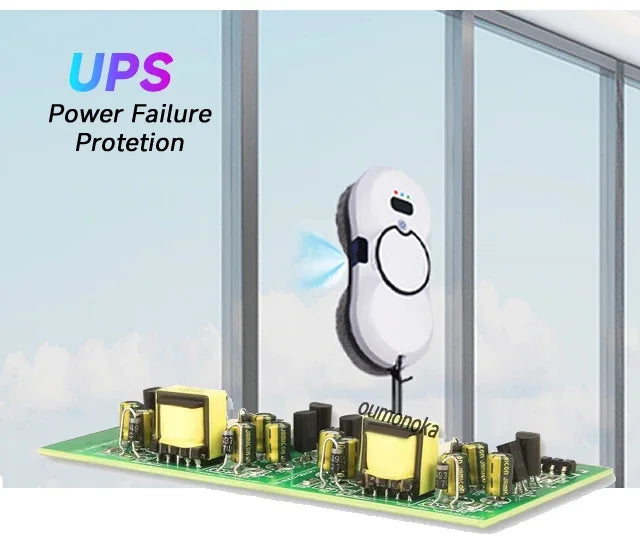 UPS Robot Window Cleaner