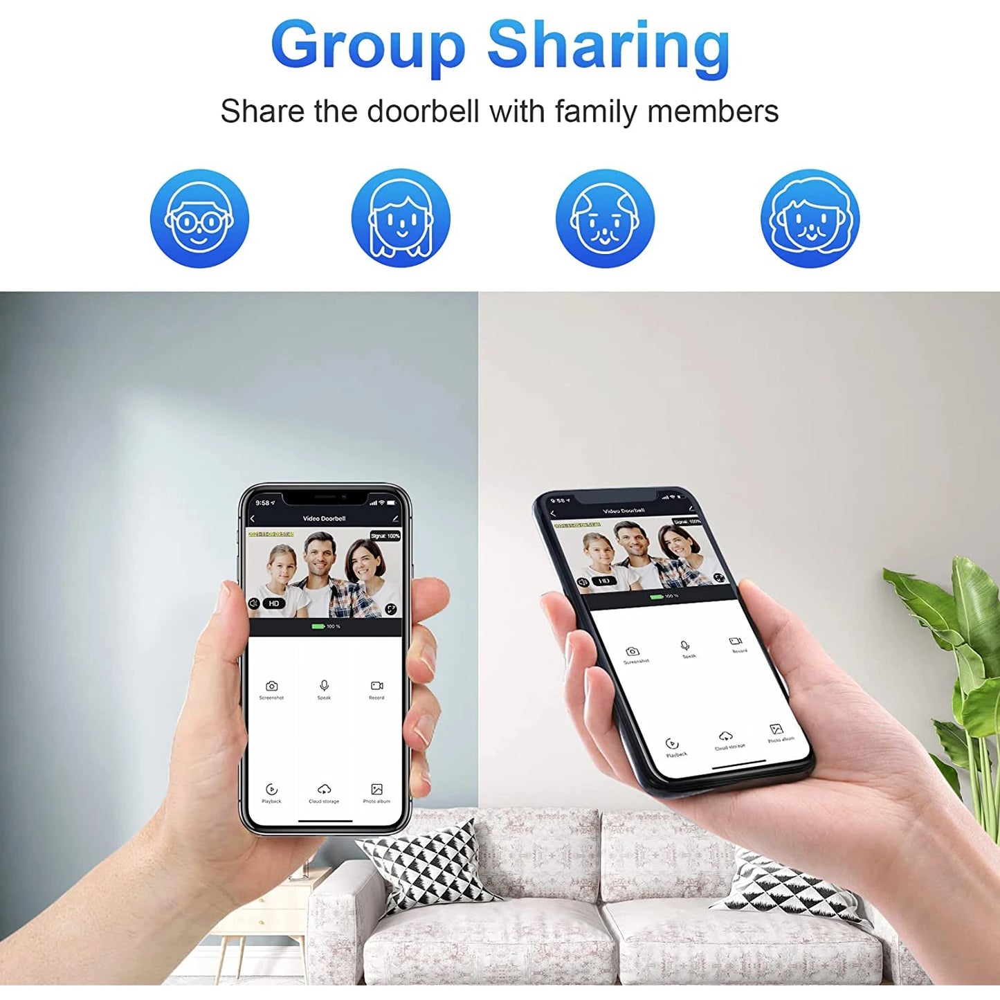 1080P Smart Wireless Video Doorbell Camera
