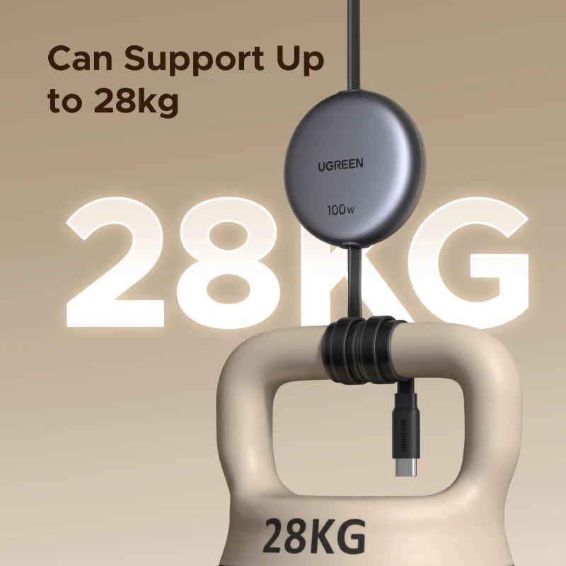 USB-C Retractable Fast Charge Cable