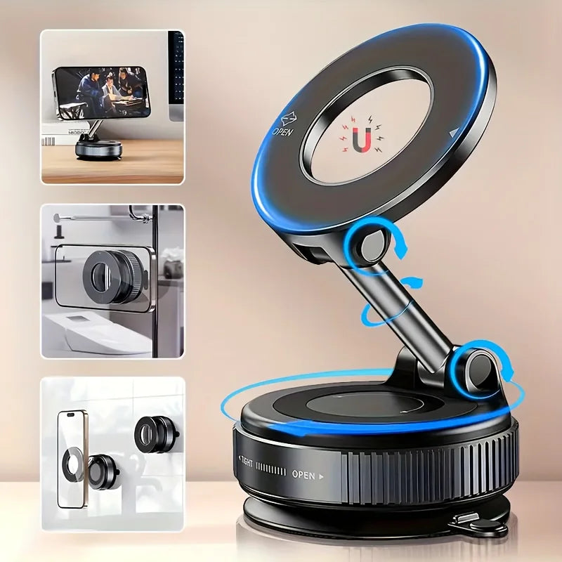 Foldable Magnetic Car Phone Holder