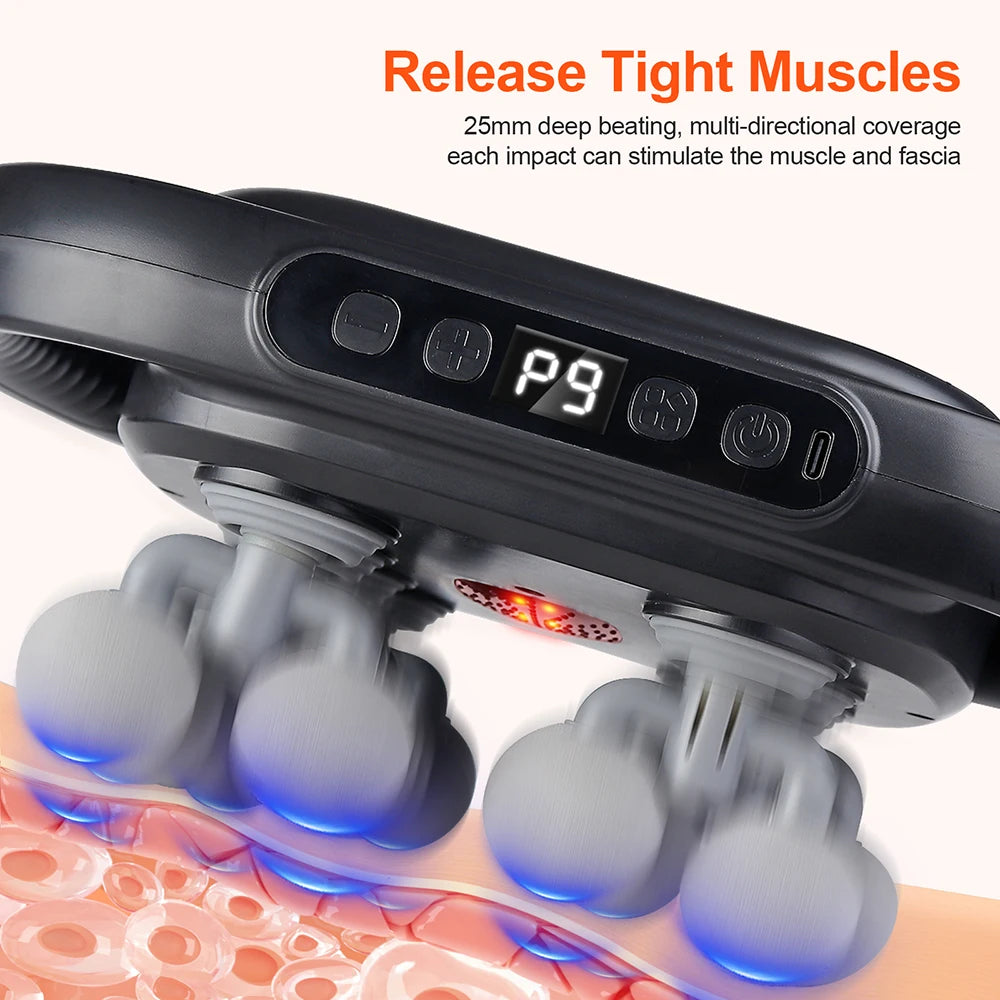 16-Head High-Frequency Body Massage Gun
