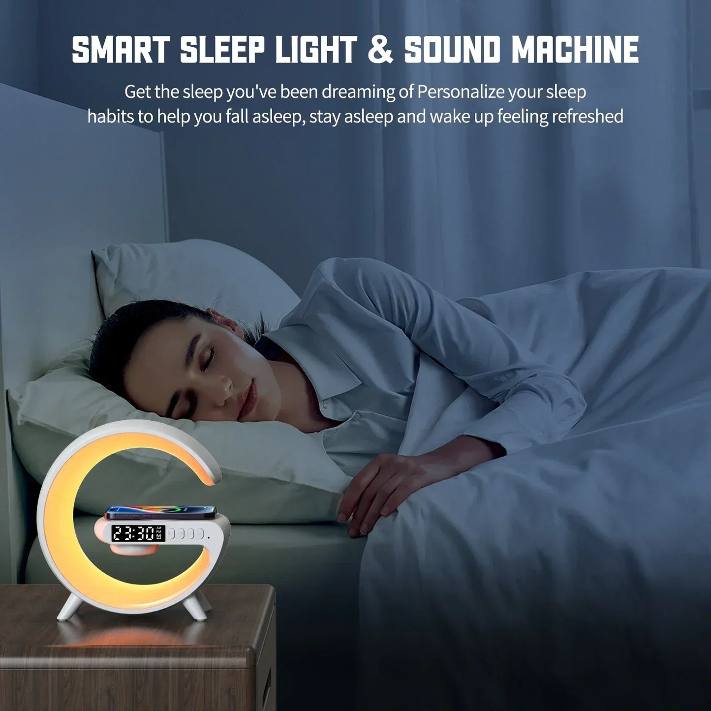 RGB Multifunction Wireless Charger Stand